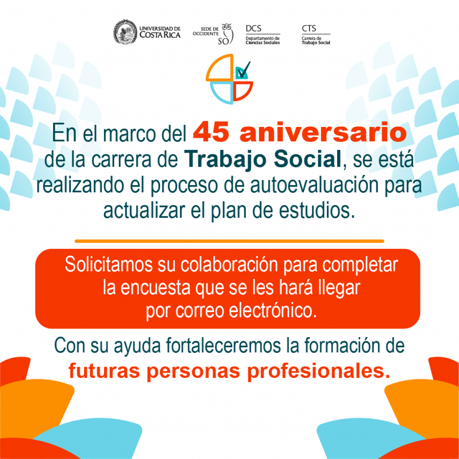 Colaboración en el proceso de autoevaluación de la carrera de Trabajo Social.