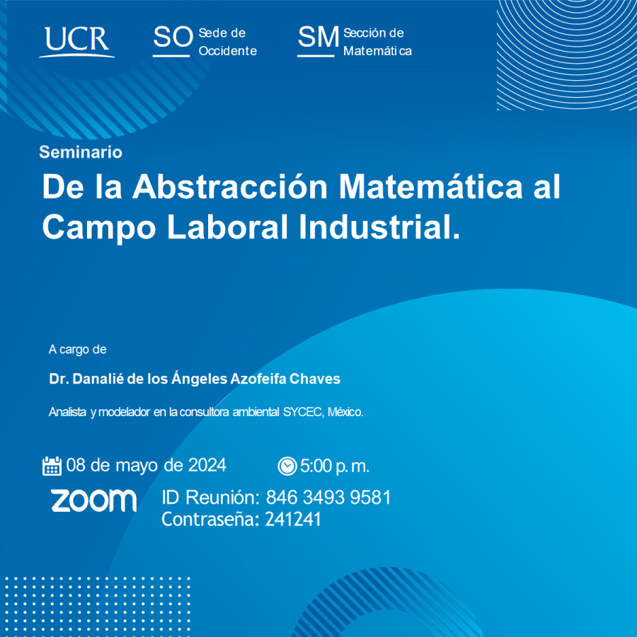 Seminario de investigación Sección de Matemática