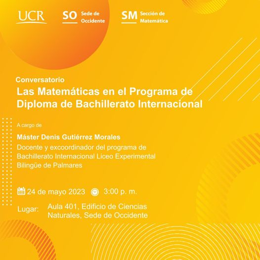 Conversatorio Sección de Matemática